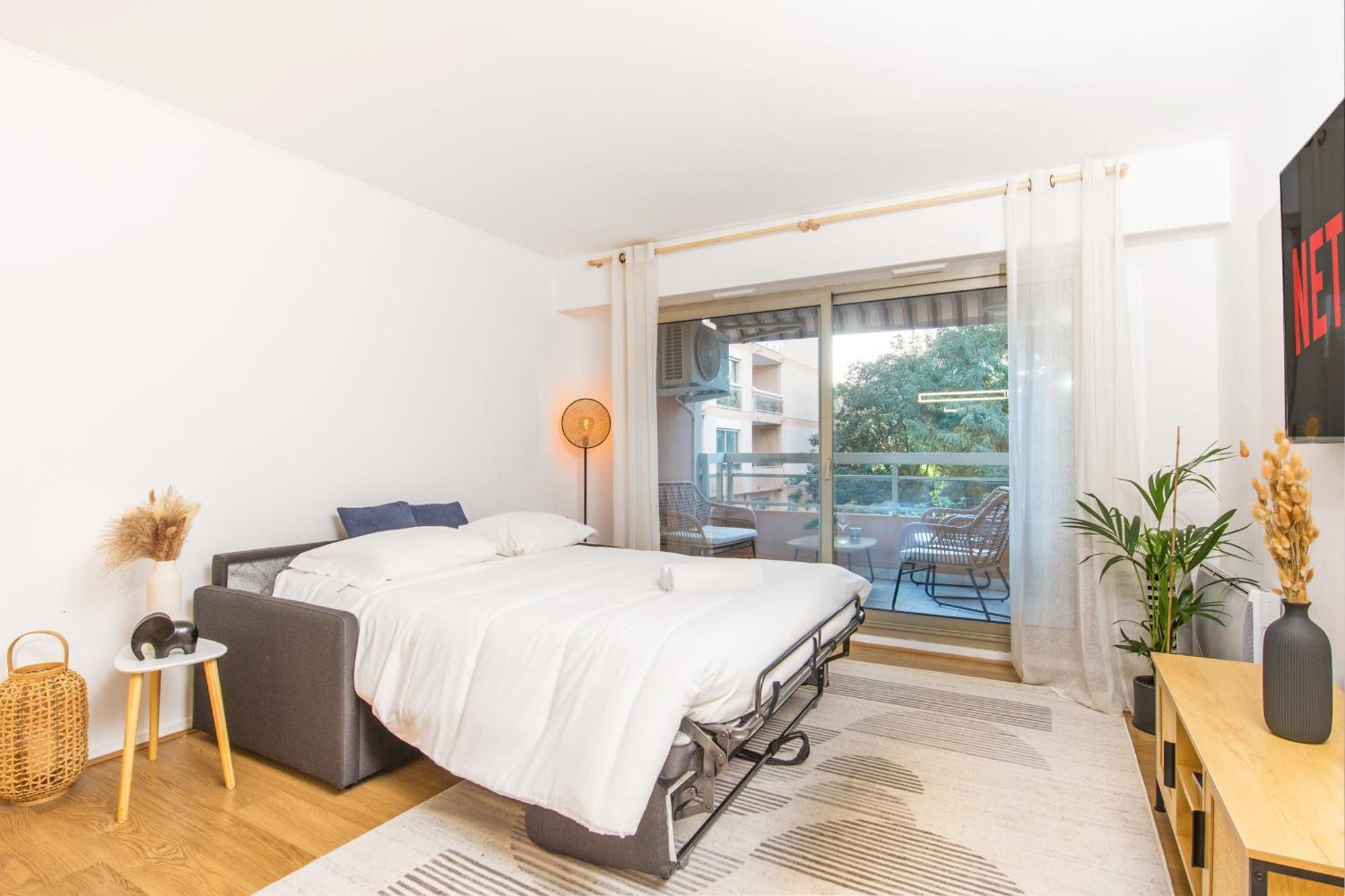 Appartement Renove - Terrasse - Parking - Bm ニース エクステリア 写真