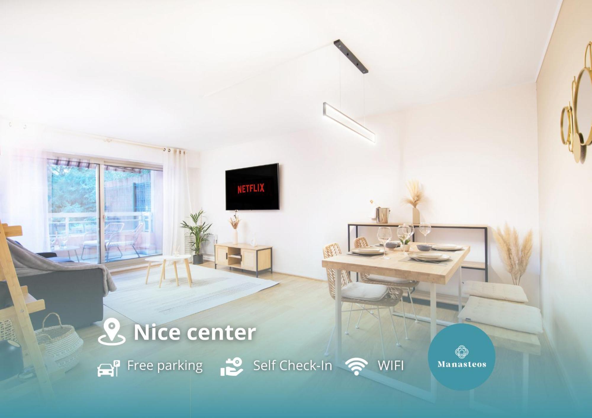 Appartement Renove - Terrasse - Parking - Bm ニース エクステリア 写真